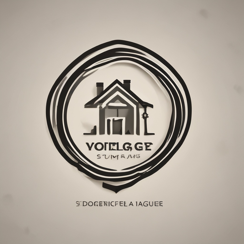 Elegant logo of a mortgage agent